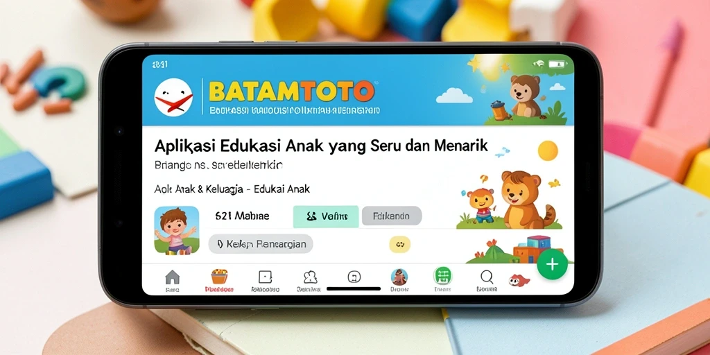 Tampilan antarmuka edukatif dari aplikasi BATAMTOTO.