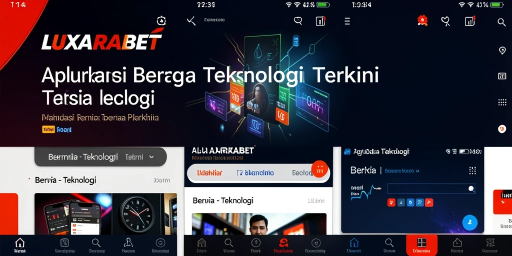Tampilan antarmuka pengguna LUXARABET yang menarik dan fungsional.