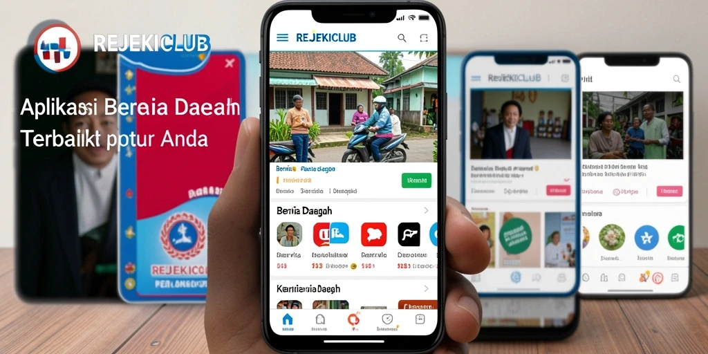Antarmuka aplikasi REJEKICLUB yang informatif dan menarik.