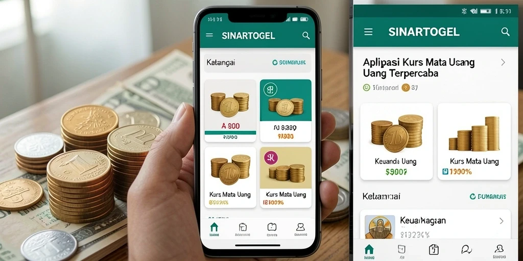 Screenshot utama SINARTOGEL menunjukkan antarmuka Kurs Mata Uang yang mudah digunakan.
